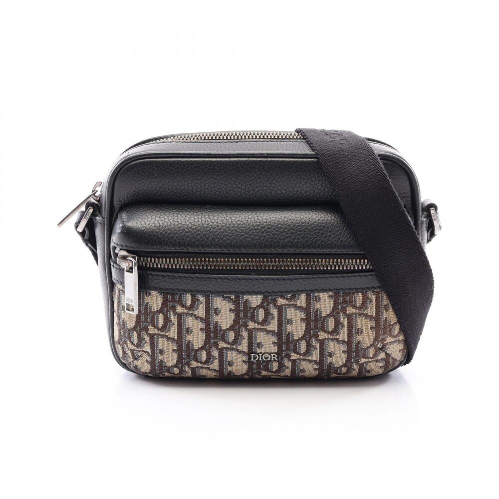 Christian Dior Dior Rider 2.0 Zip Messenger Bag Mini Shoulder Handbag Leather...